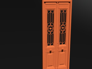 Old entrance door 3D Model