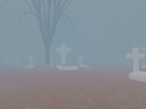 cementerio y parque 3D Models