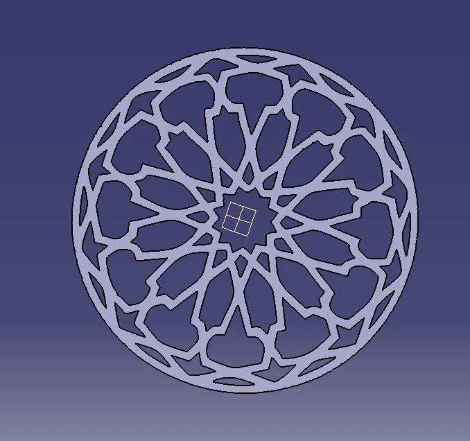 beautiful arabic decorations number one 3D Print Model .c4d .max .obj .3ds .fbx .stl .blend 
