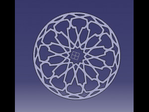 beautiful arabic decorations number one 3D Print Model