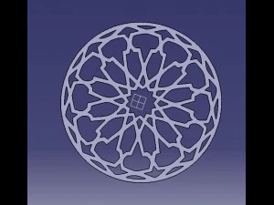 beautiful arabic decorations number one 3D Print Model