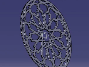 beautiful arabic decorations number one 3D Print Model