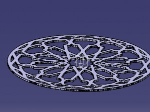 beautiful arabic decorations number one 3D प्रिंट मॉडल