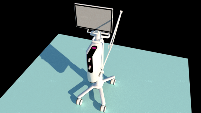 ventilator Model 3D .c4d .max .obj .3ds .fbx .stl .blend 
