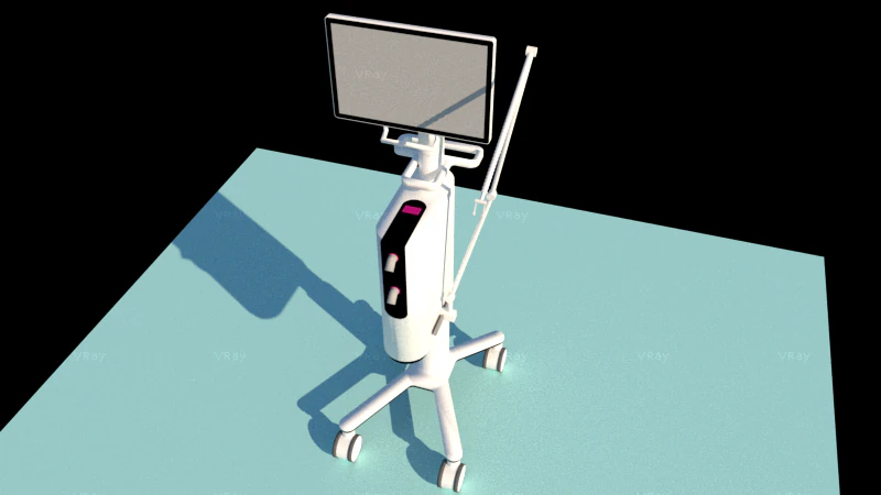 ventilator 3D Model .c4d .max .obj .3ds .fbx .stl .blend 