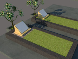 grave Model 3D