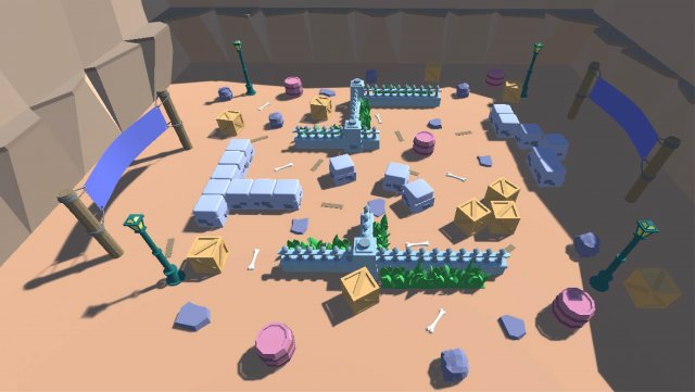 3d assets arena pack 3D Model .c4d .max .obj .3ds .fbx .stl .blend