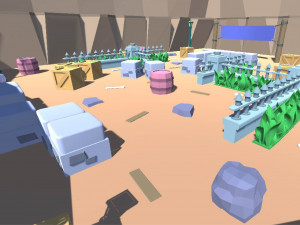 3d assets arena pack 3D Model