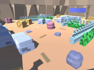 3d assets arena pack 3D Model