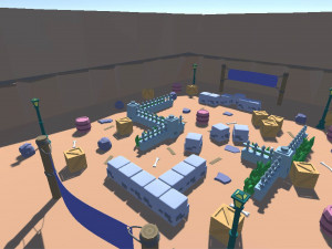 3d assets arena pack 3D Model