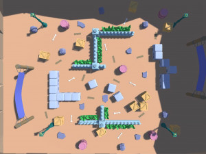 3d assets arena pack 3D Model