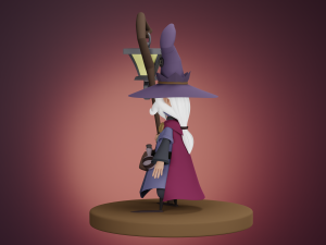 Character wizard sorcerer 3D Model