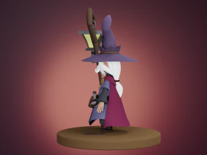Character wizard sorcerer 3D Model