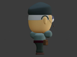 Soldier character Modelo 3D