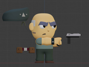 Soldier character Modelo 3D