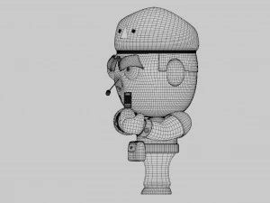 Personaje soldado Modelo 3D