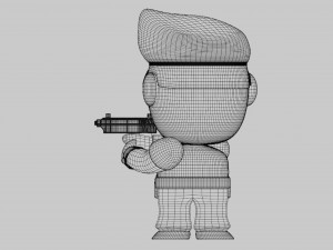 Soldier character Modelo 3D
