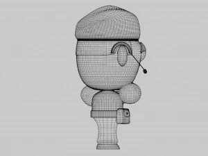 Personaje soldado Modelo 3D