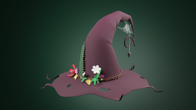 Magic hat Modelo 3D .c4d .max .obj .3ds .fbx .stl .blend 