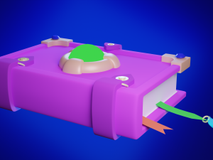 Magic book Modelo 3D