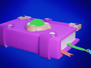 libro magico Modelo 3D