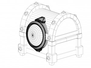 Stylized casket Modelo 3D