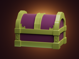 Stylized Chest box 3D 模型