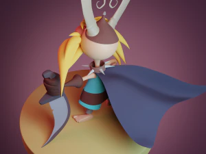 Character Warrior soldier fighter 3D Model