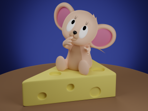 3D Cartoon character Jerry Modelo 3D