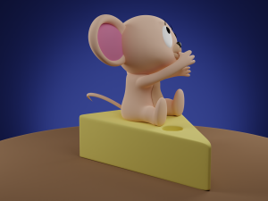 3D Cartoon character Jerry 3D मॉडल