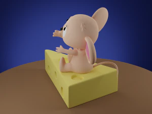 만화 캐릭터 제리 3D 모델 3D 모델