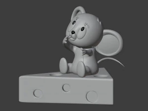 만화 캐릭터 제리 3D 모델 3D 모델