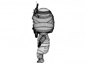 Cartoon character mummy 3D Model