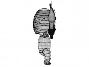 Cartoon character mummy 3D Model