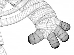 Cartoon character mummy 3D Model