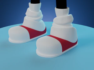 Cartoon character girl 3D Model