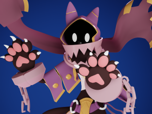 Anime cat 3D Модель