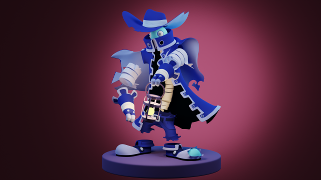 Cartoon character ghost 3D मॉडल .c4d .max .obj .3ds .fbx .stl .blend 