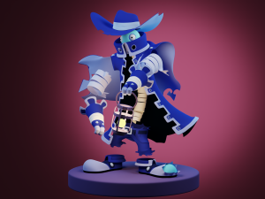 Cartoon character ghost Modelo 3D