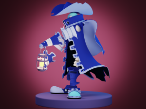 Cartoon character ghost 3D मॉडल