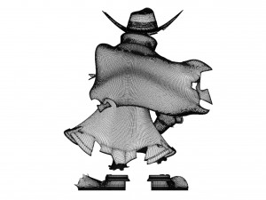 Cartoon character ghost 3D मॉडल