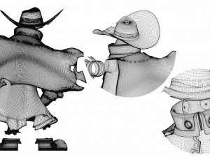 Cartoon character ghost 3D मॉडल