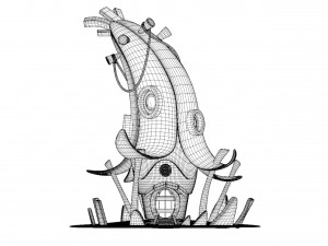3D Stylized banana house 3Dモデル