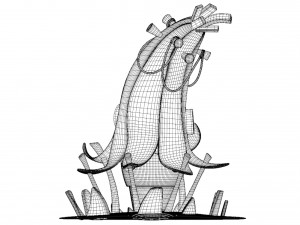 3D Stylized banana house 3Dモデル