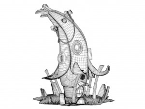 3D Stylized banana house 3Dモデル