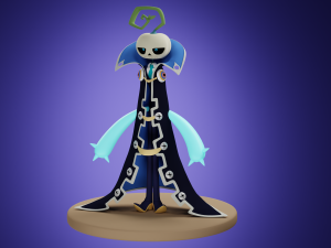 Cartoon character pumpkin Modelo 3D