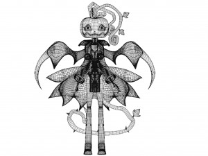 Cartoon character pumpkin Modelo 3D