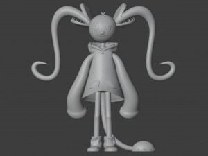 Cartoon character girl Modelo 3D