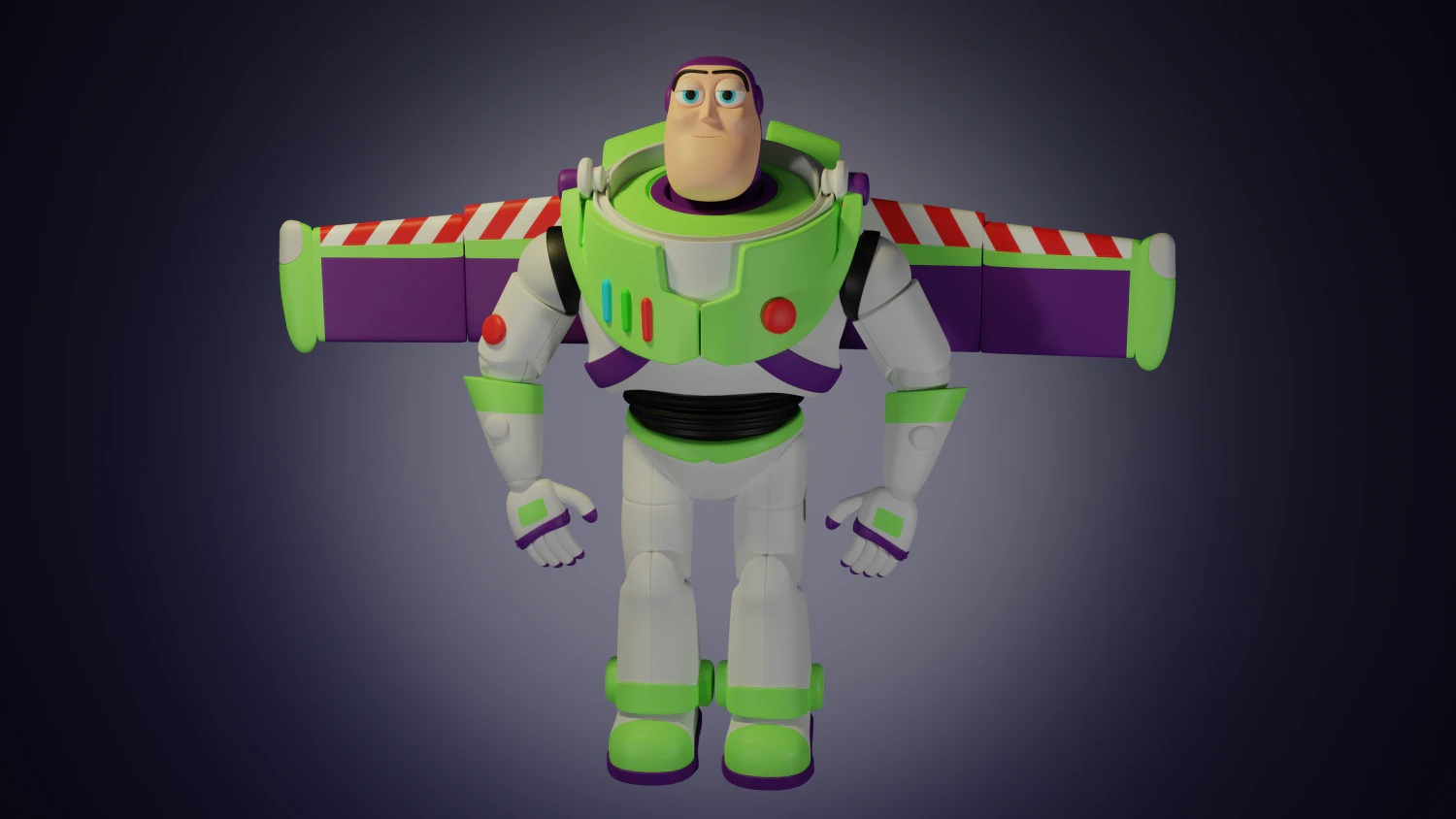 Buzz Lightyea 3D Model .c4d .max .obj .3ds .fbx .stl .blend 