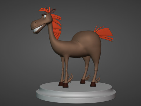- - Horse Julius m-f Three heroes Model 3D